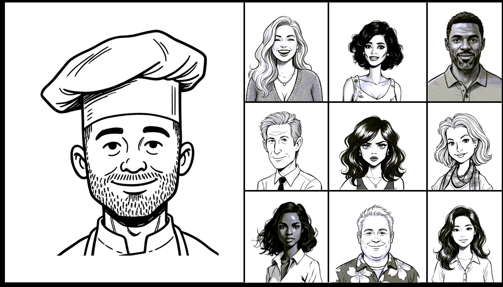 Zoom screen course illustration